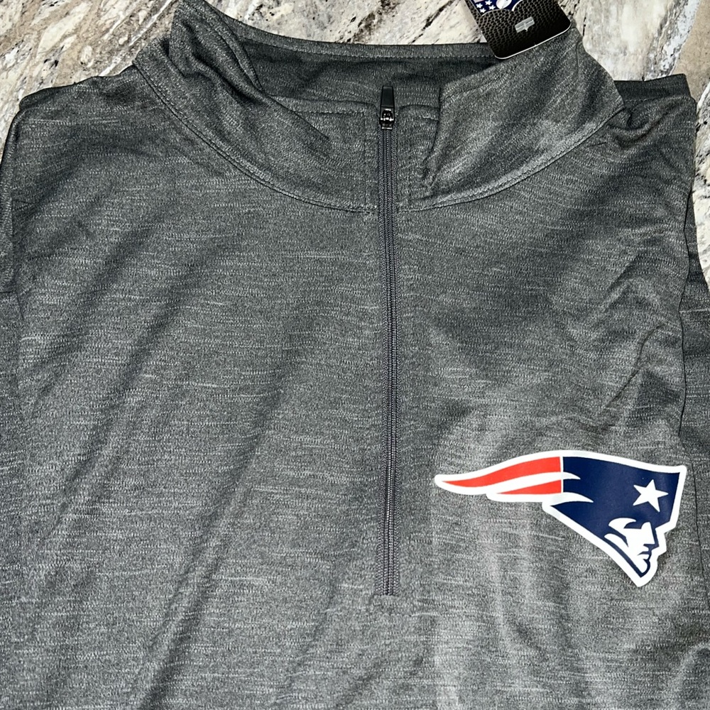 New England Patriots quarter zip up
